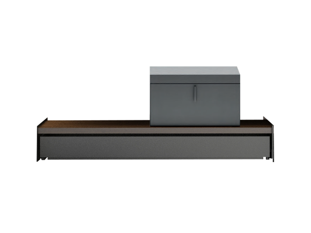 Tiroir aluminium MIXBOX H100