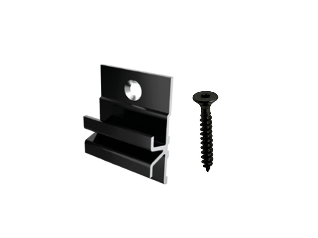 Sachet de 80 clips + vis