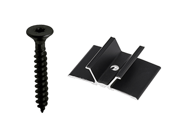 Sachet de 140 clips + vis